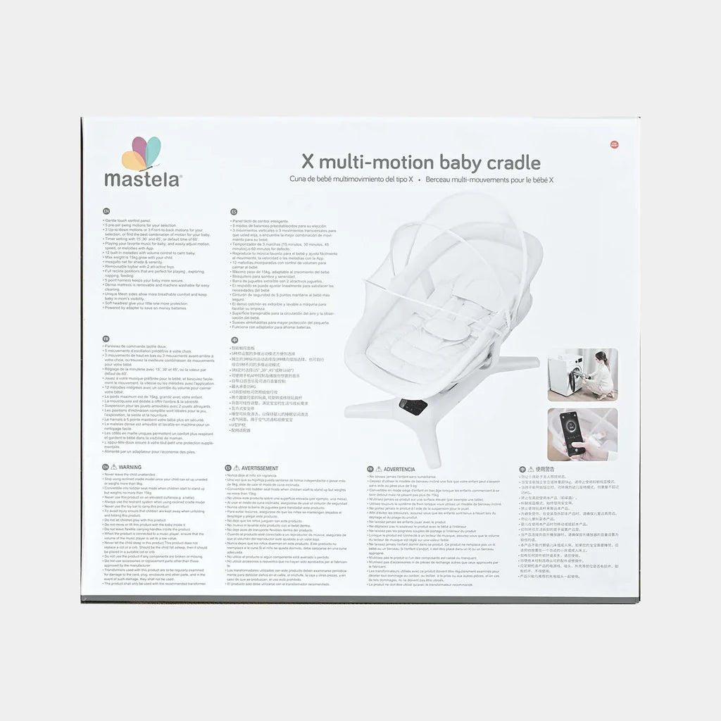 Mastela X Multi Motion Swing & Bassinet 8301