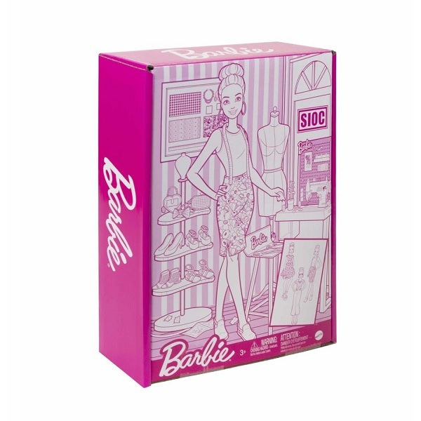 Barbie Fashion Designer Doll & Studio