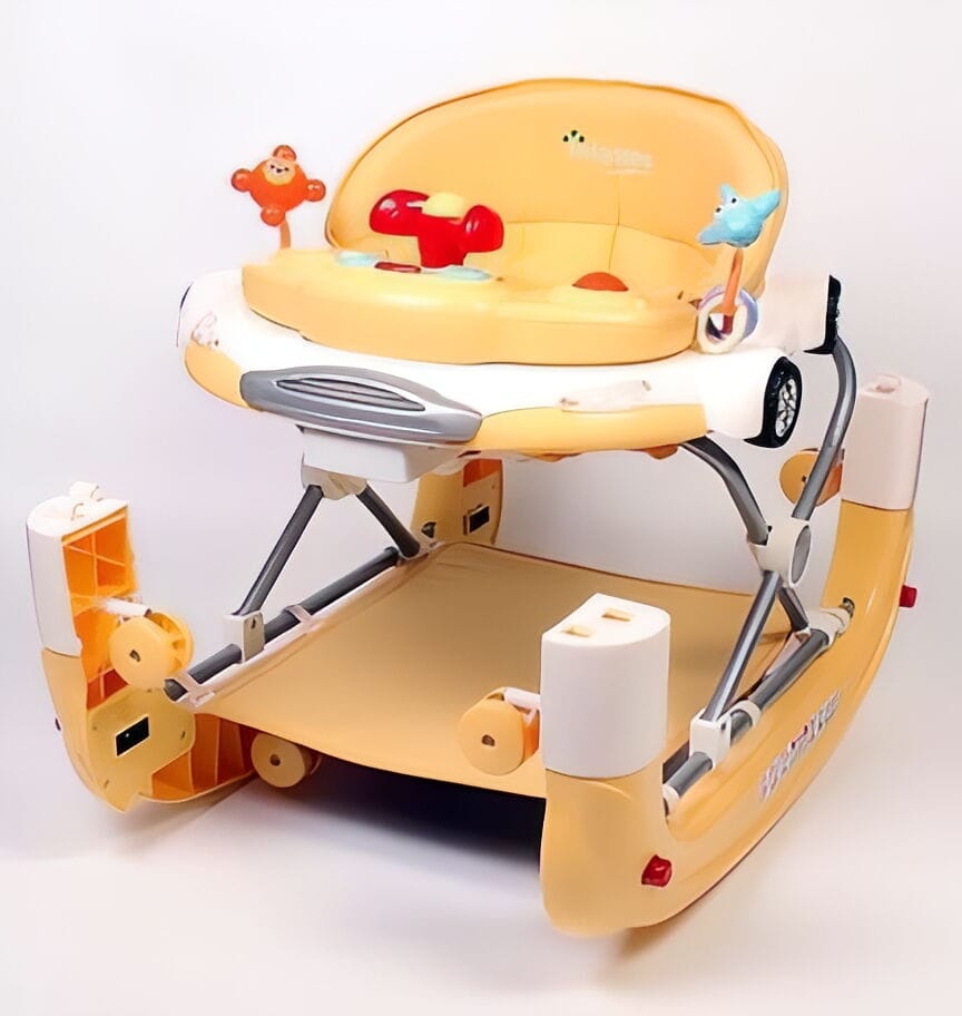 Infantes 2-In-1 Baby Walker & Rocker