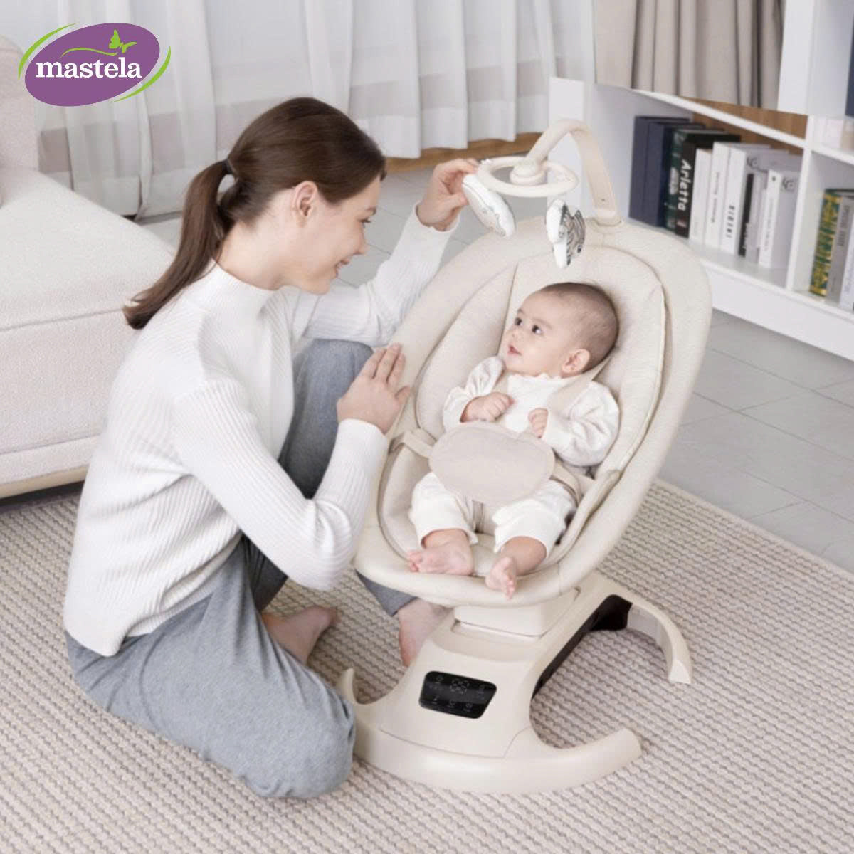 Mastela Lullaby Orbit Electric Swing & Bassinet