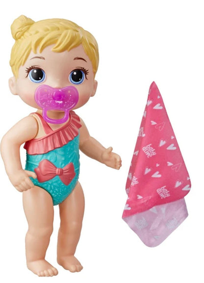 Hasbro Baby Alive Splash and Snuggle Baby Blonde Hair Doll