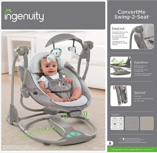Ingenuity Convert Me Swing 2 Seat - Orson