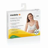 Medela Maternity and Nursing Bra White Medium