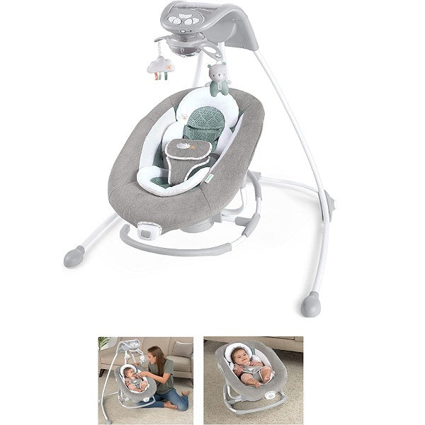 Ingenuity InLighten 2-in-1 Baby Swing and Rocker