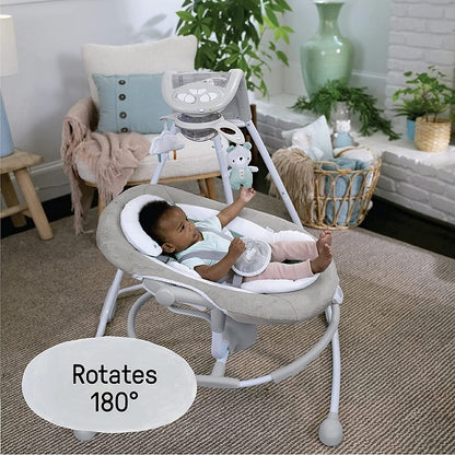 Ingenuity InLighten 2-in-1 Baby Swing and Rocker