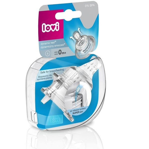 Lovi Dynamic Feeding Teat Mini 2 pcs 0m+