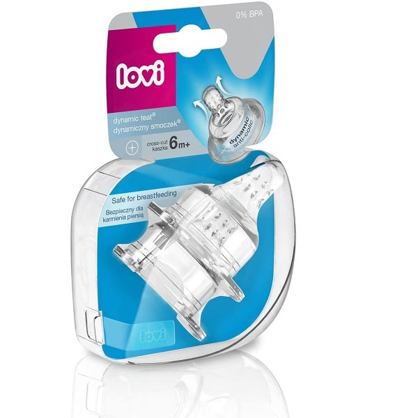 Lovi Dynamic Teat Cross-Cut 2 pcs 6m+