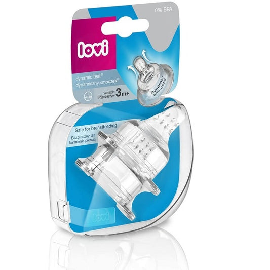 Lovi Dynamic Teat Variable 2 pcs 3m+