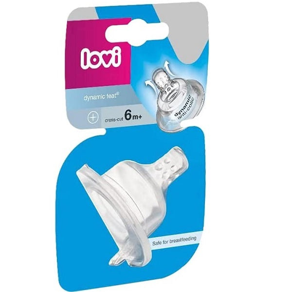 Lovi Dynamic Teat Cross Cut 1 pc 6m+
