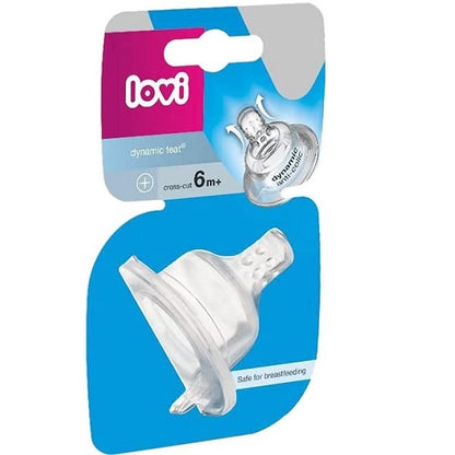 Lovi Dynamic Teat Cross Cut 1 pc 6m+