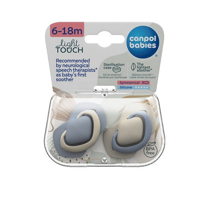 Canpol babies Silicone Soother Symmetrical 6-18m