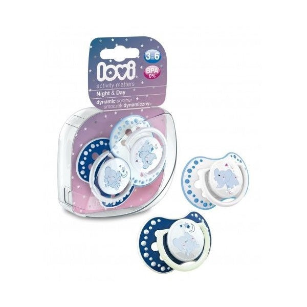 Lovi Silicone Soother Elephant 2 pcs