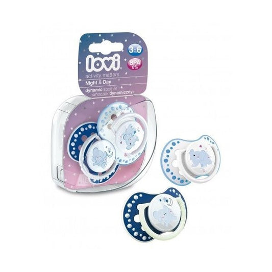 Lovi Silicone Soother Elephant 2 pcs