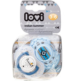 Lovi Silicone Soother 3-6m Indian Summer