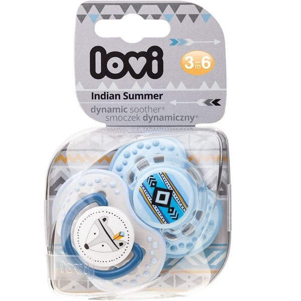 Lovi Silicone Soother 3-6m Indian Summer