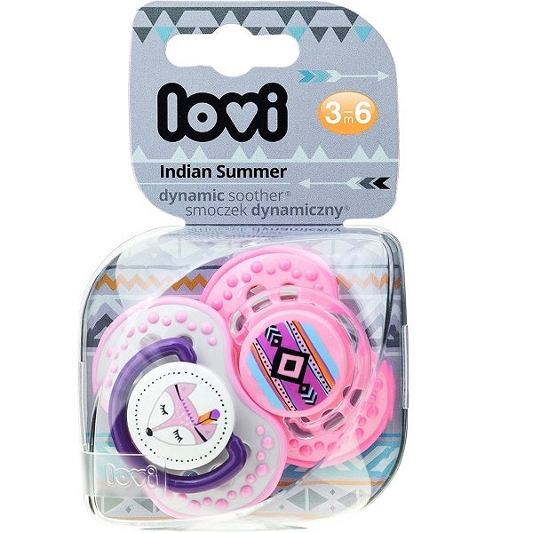 Lovi Silicone Soother 3-6m Indian Summer