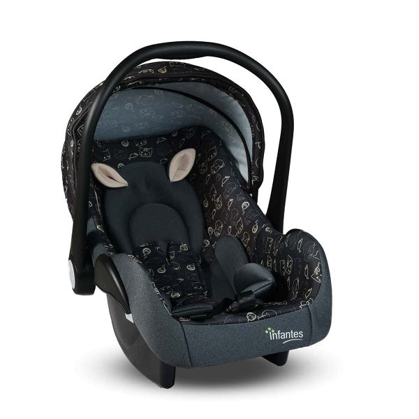 Infantes Carry Cot Black and Grey