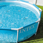INTEX Beachside Metal Frame Round Above Ground Pool