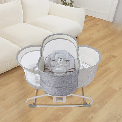 Mastela 4 in 1 Deluxe Mulfunction Bassinet & Auto Swing