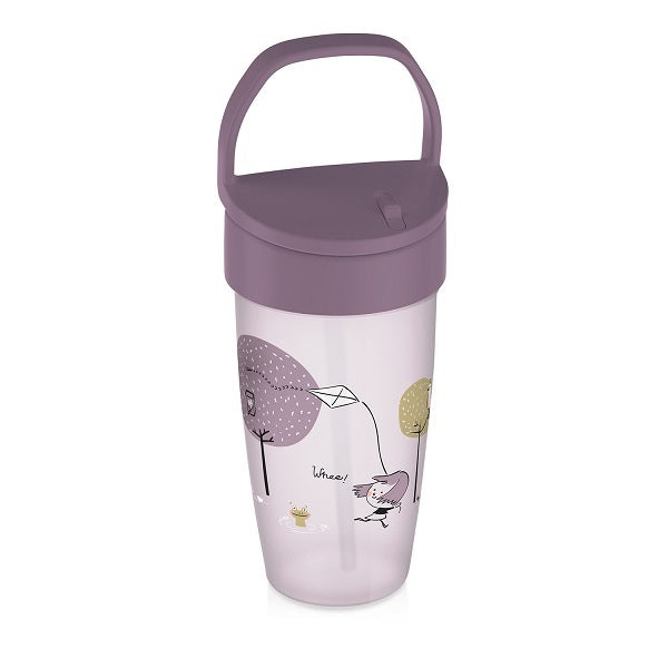 Lovi Cup with Straw Active 350ml Lovely Girl
