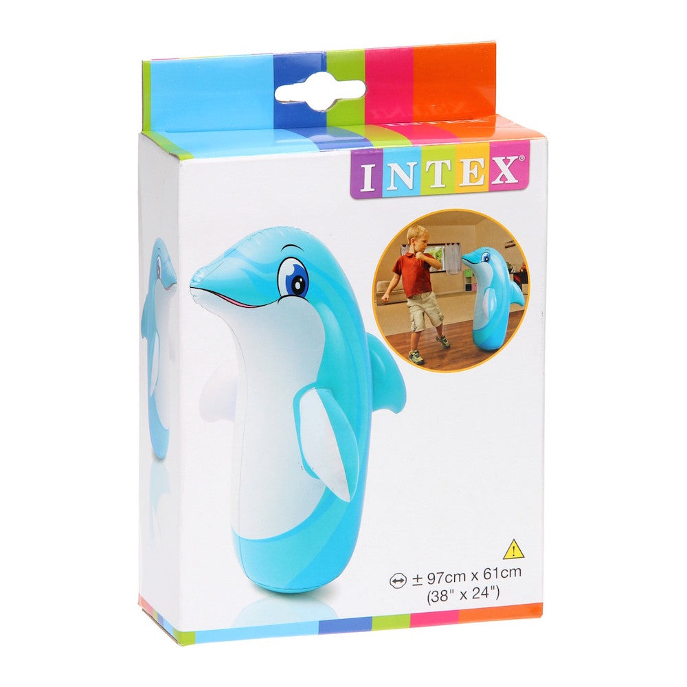 Intex 3D Dolphin Animal Big Time Toys Bop Punching Bag