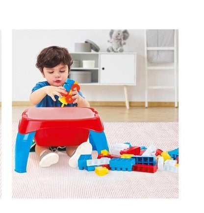 Dolu Activity Table with 30/42 Pcs JumBlocks