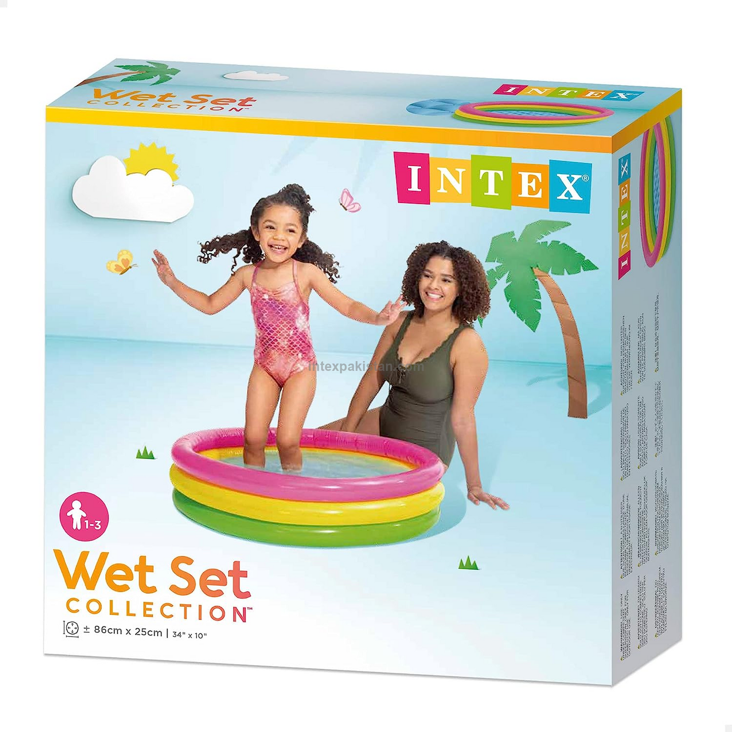 Intex Sunset Glow Baby Pool 34" x 10"