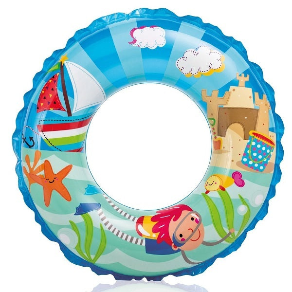 INTEX Transparent Swim Ring 24 Inches
