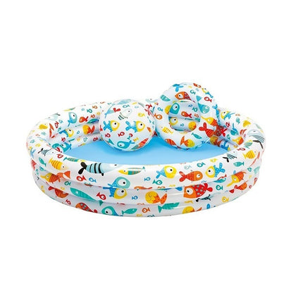 Intex Pineapple Pool Set With Ball and Ring