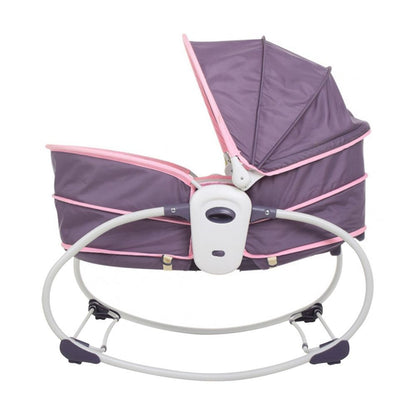 Mastela 5 in 1 Rocker Bassinet Grey & Pink