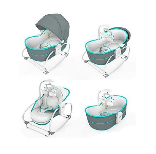 Mastela 5 in 1 Baby Bassinet Rocker - Green
