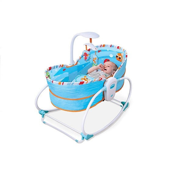 Mastela 5 in 1 Rocker and Bassinet - Blue