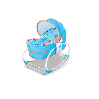Mastela 5 in 1 Rocker and Bassinet - Blue