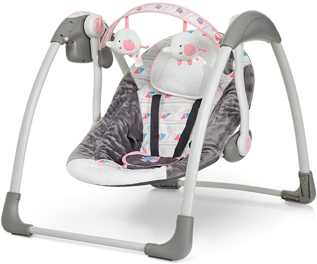 Mastela Deluxe Portable Baby Swing Toddler Pink