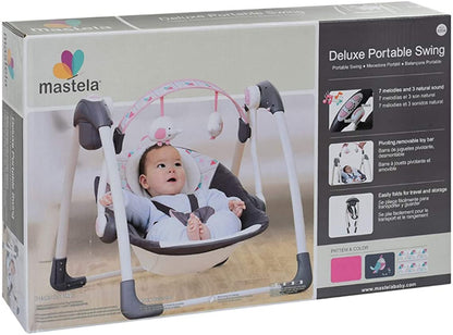 Mastela Deluxe Portable Baby Swing Toddler Pink