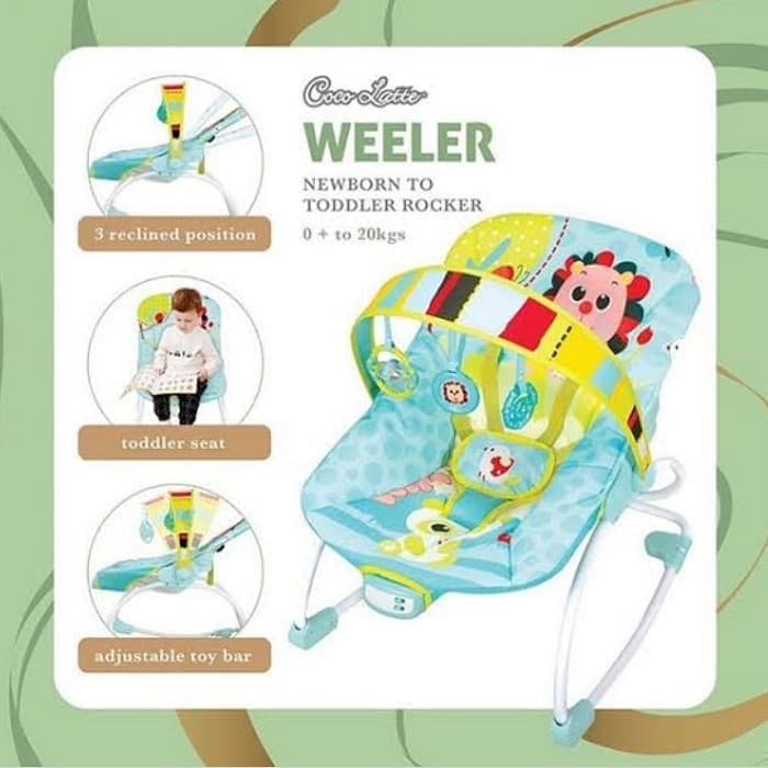 Mastela Newborn to Toddler Rocker Light Blue