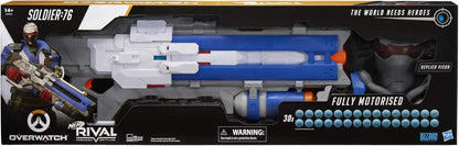 NERF Overwatch Soldier 76 Rival Blaster Fully Motorized