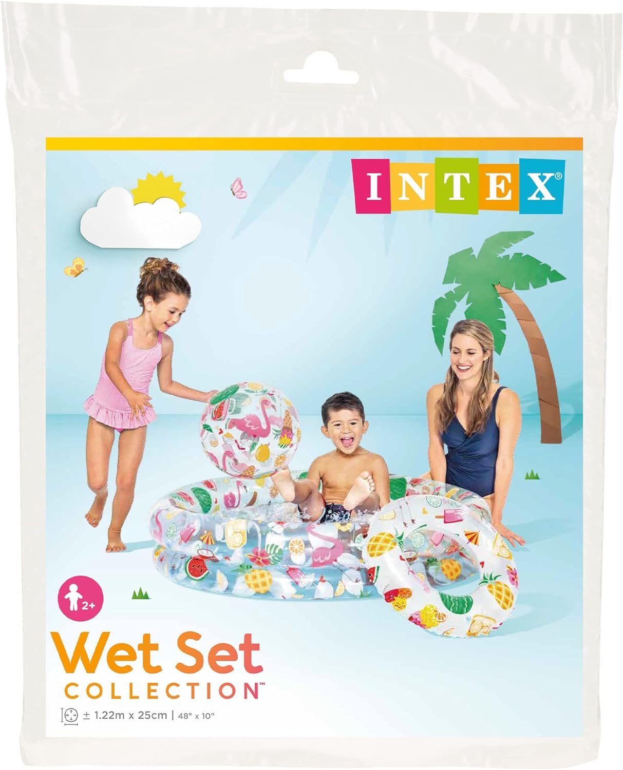 Intex Just So Fruity Pool with Ball & Ring