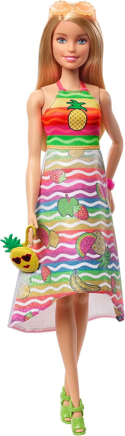 Barbie Crayola Rainbow Fruit Surprise Doll & Fashions