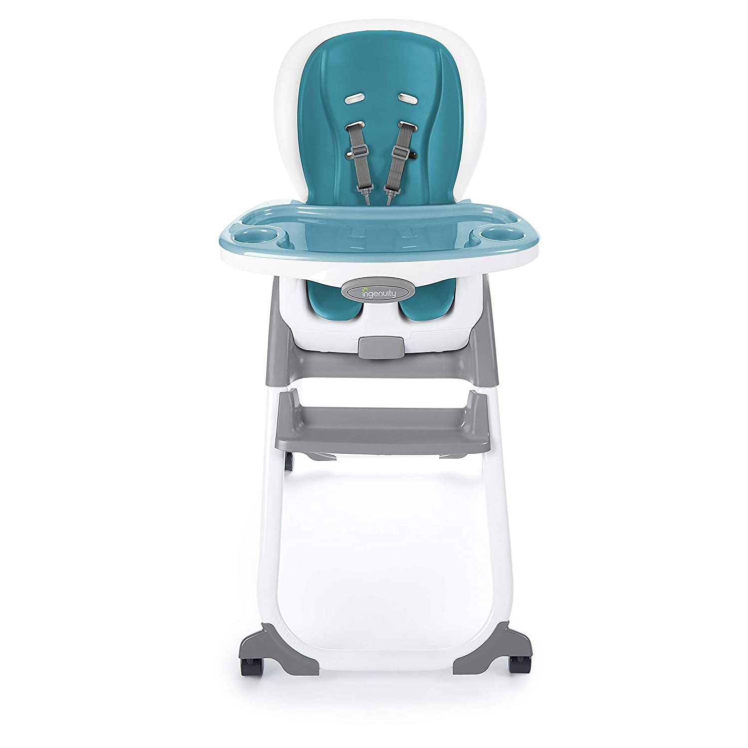 Ingenuity SmartClean Trio Elite 3-in-1 High Chair - Peacock Blue