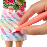 Barbie Crayola Rainbow Fruit Surprise Doll & Fashions