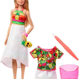 Barbie Crayola Rainbow Fruit Surprise Doll & Fashions