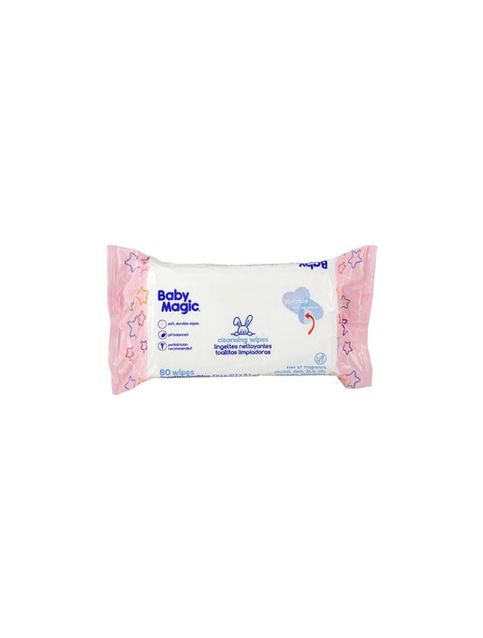 Baby Magic Cleansing Baby Wipes - 80Pcs