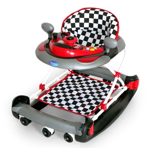 Infantes Baby Walker – Red & Grey