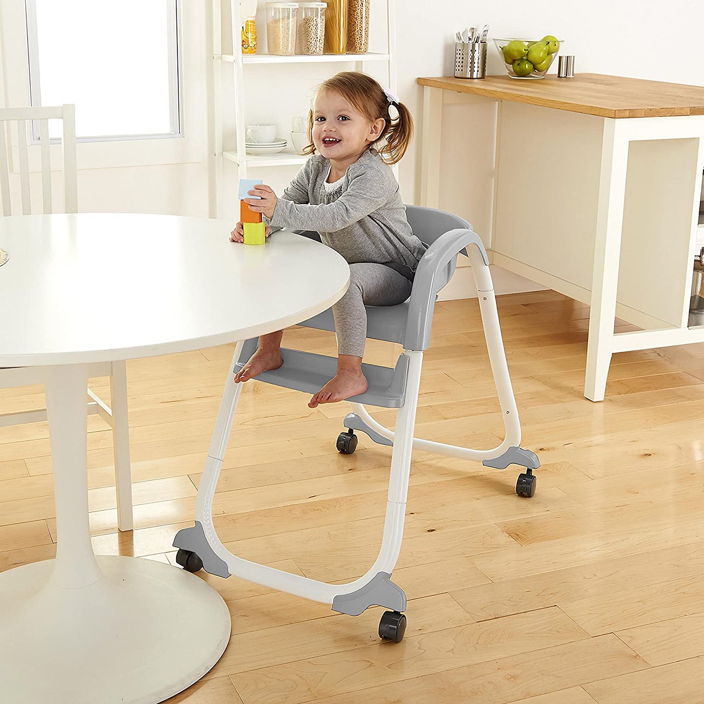 Ingenuity SmartClean Trio Elite 3-in-1 High Chair - Peacock Blue