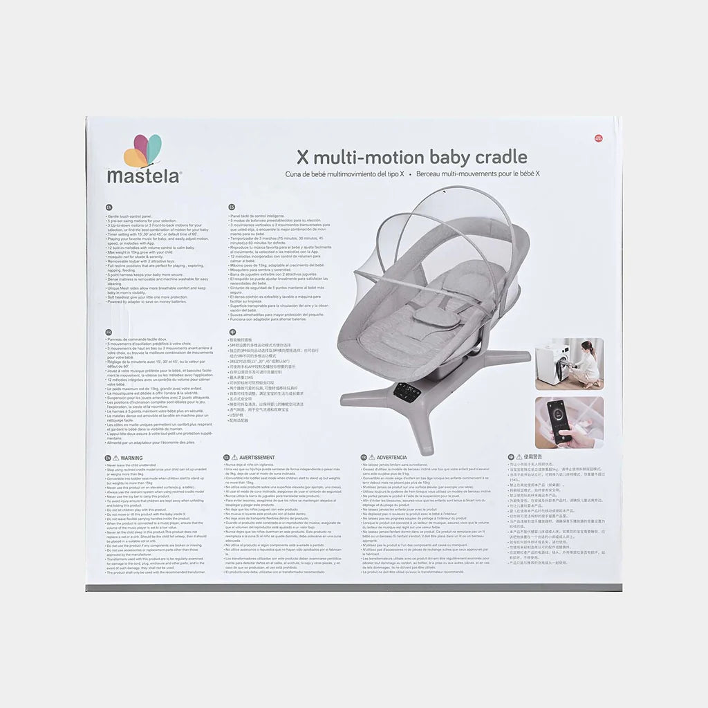 Mastela X Multi Motion Swing & Bassinet 8303