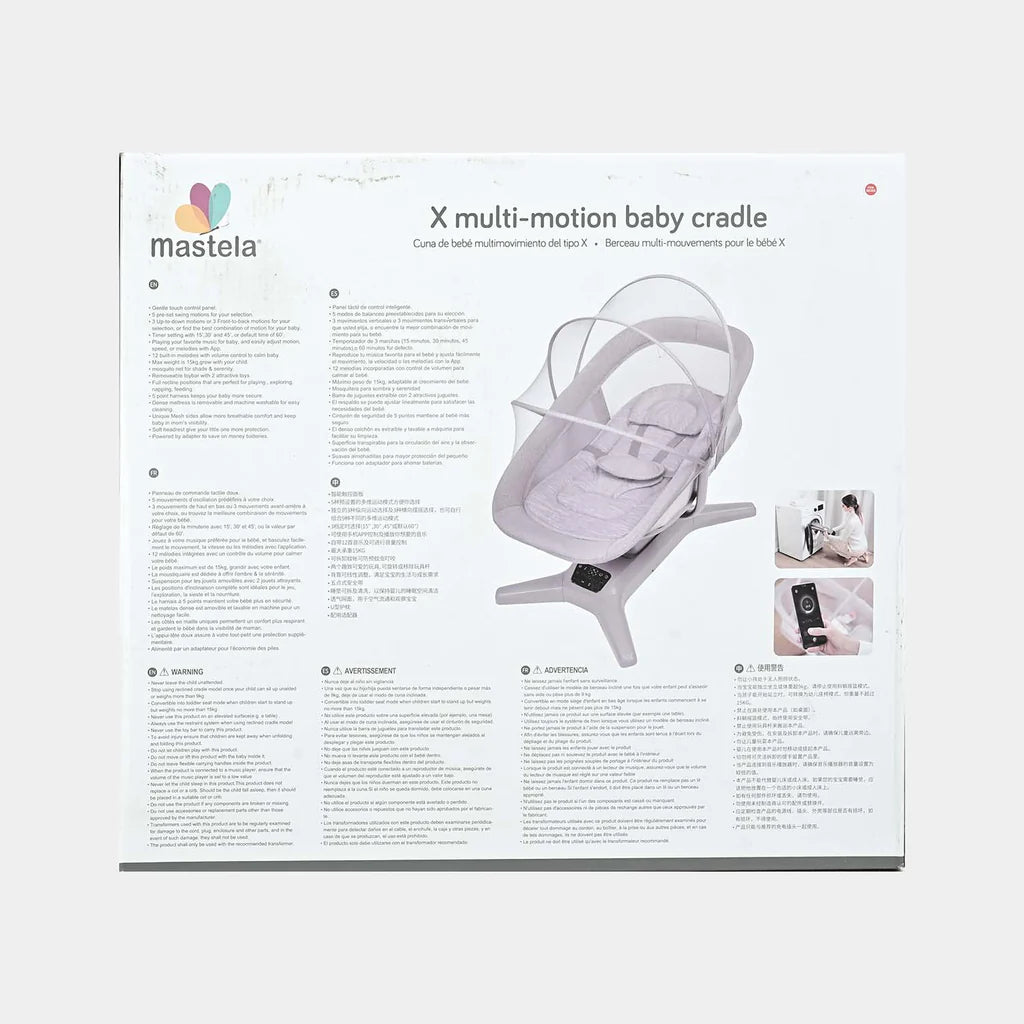 Mastela X Multi Motion Swing & Bassinet 8305