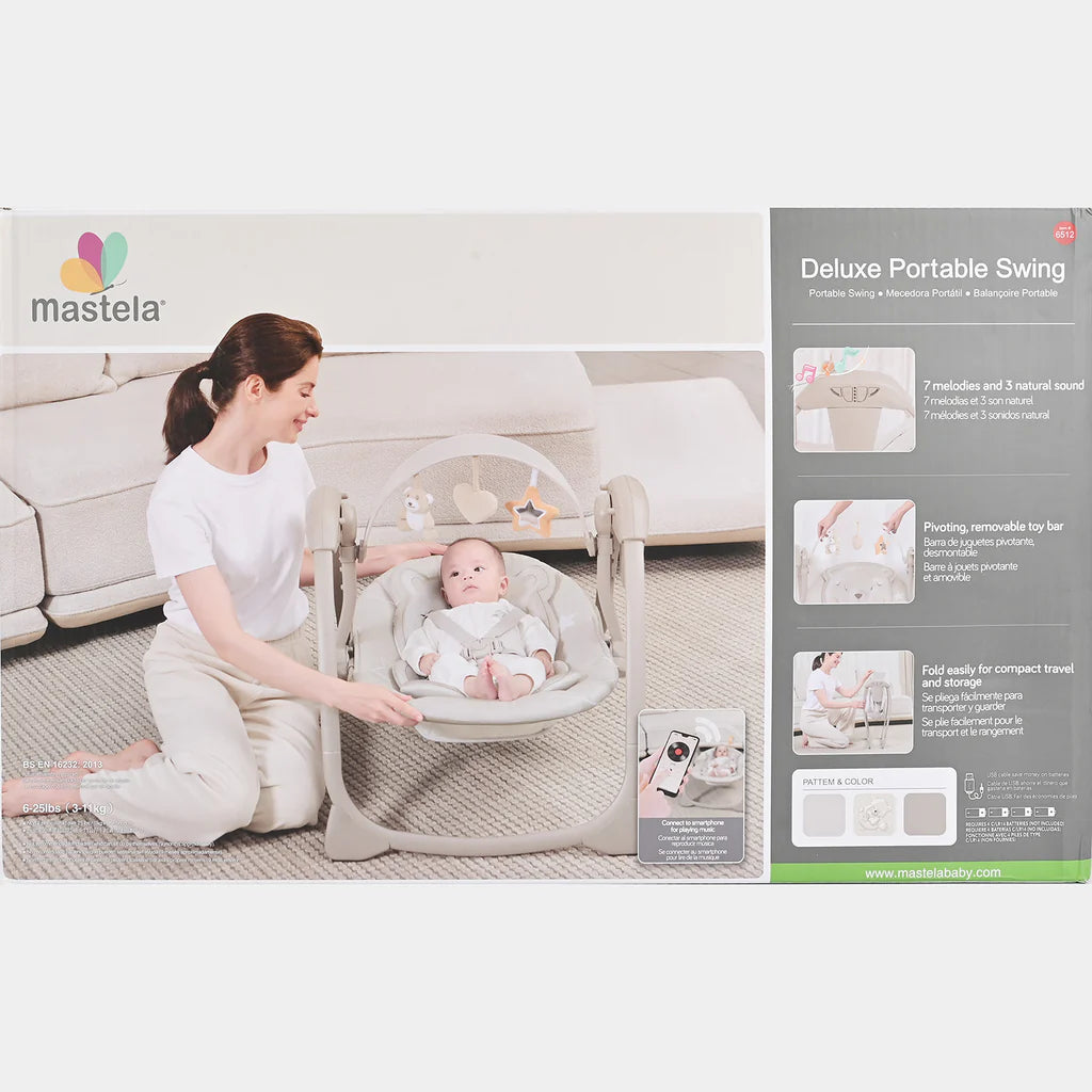 Mastela Deluxe Portable Auto Swing 6512