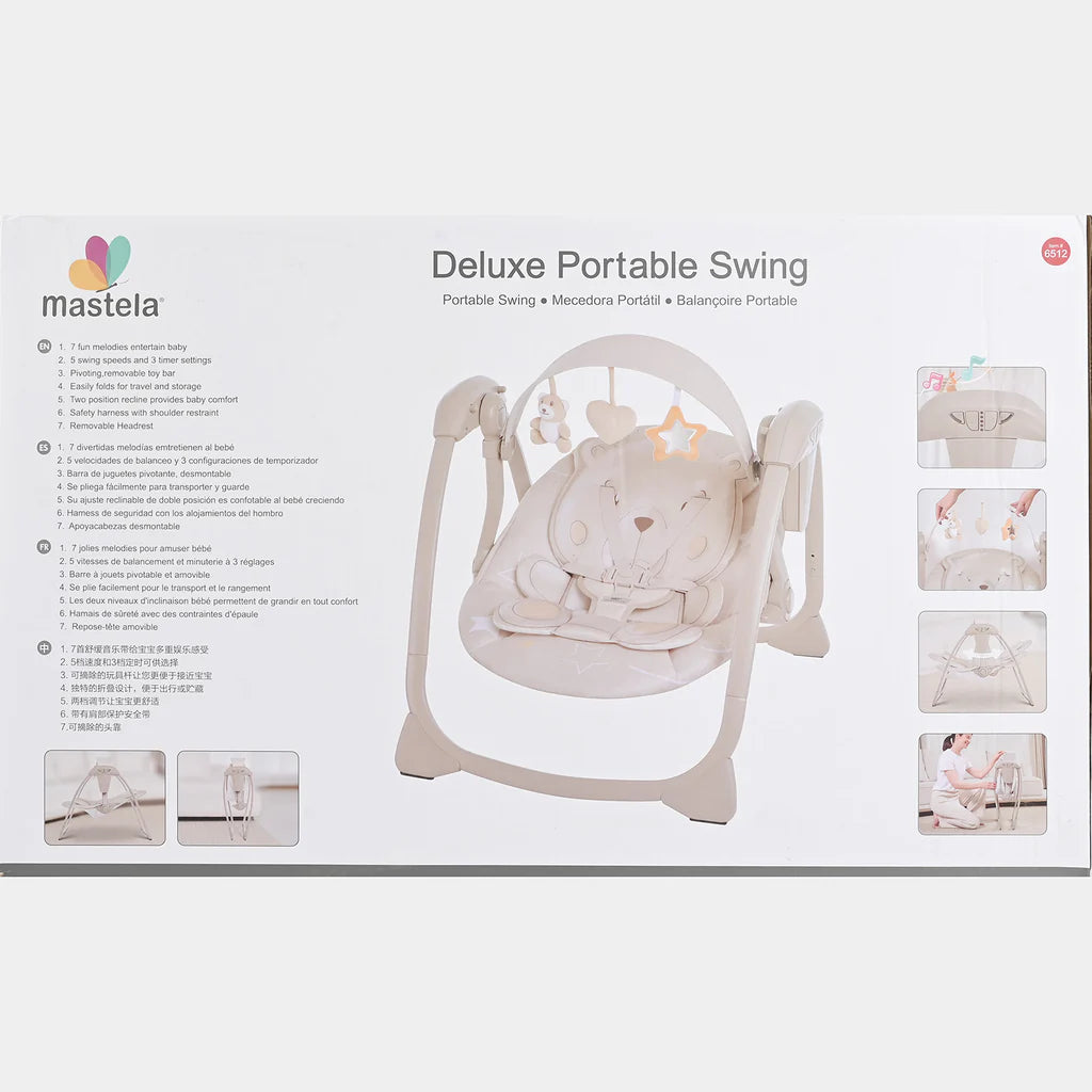 Mastela Deluxe Portable Auto Swing 6512