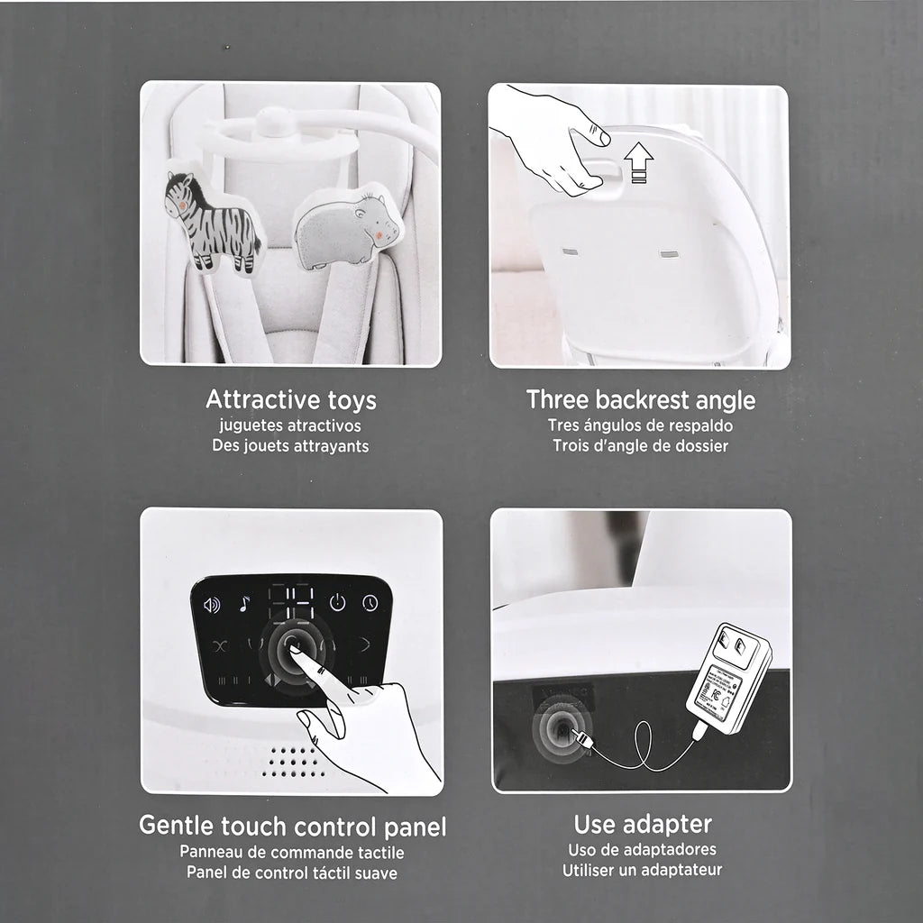 Mastela Deluxe Multi Motion Bassinet & Swing 8911